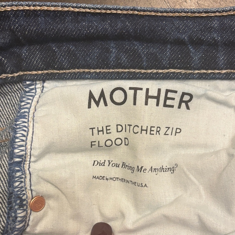 MOTHER Dark Blue Women's Jeans - Picture 5 of 8